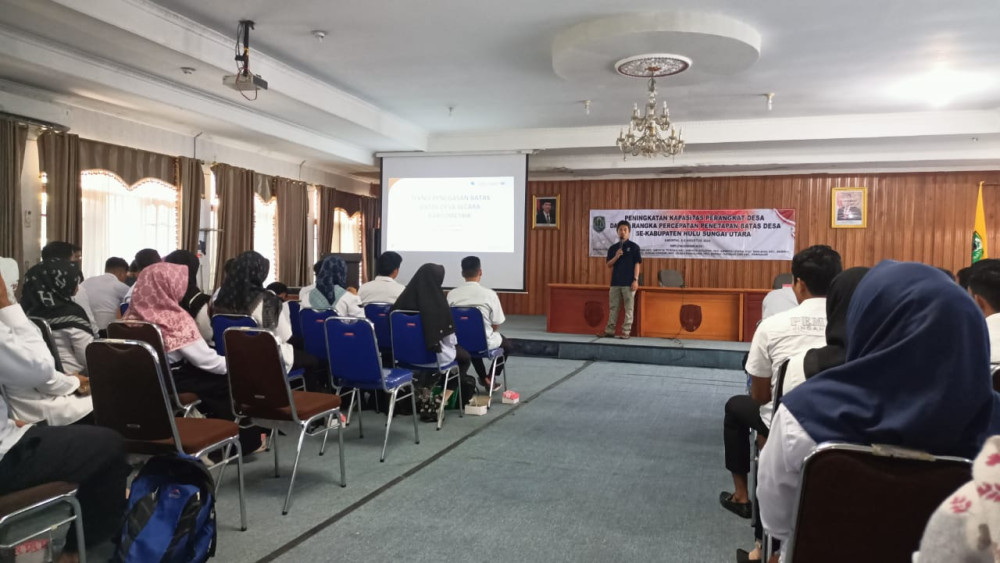 Acara Bimtek Percepatan Penetapan Batas Desa