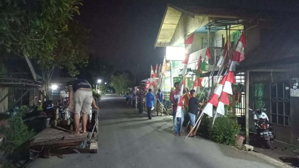 Pemasangan Bendera