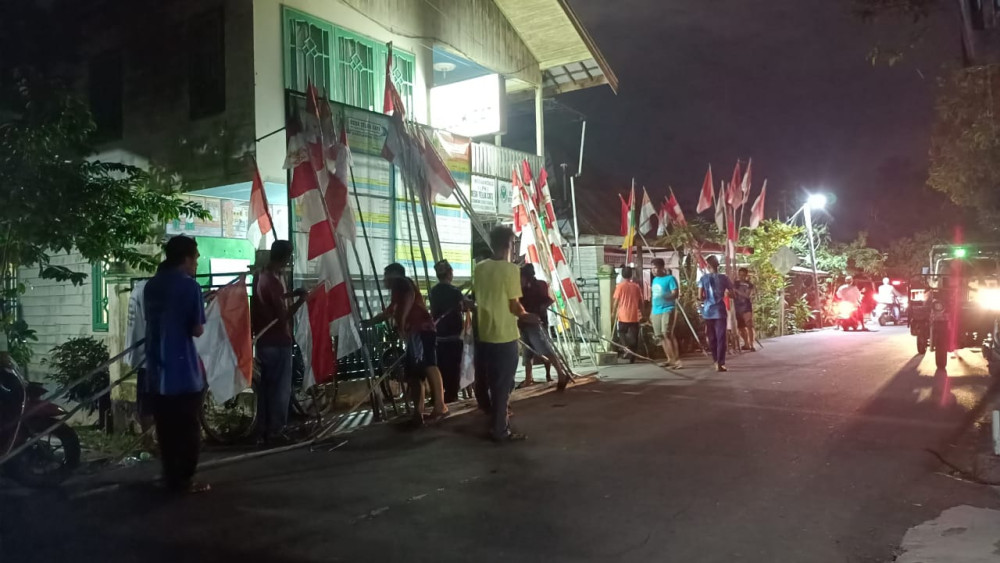 Pemasangan Bendera