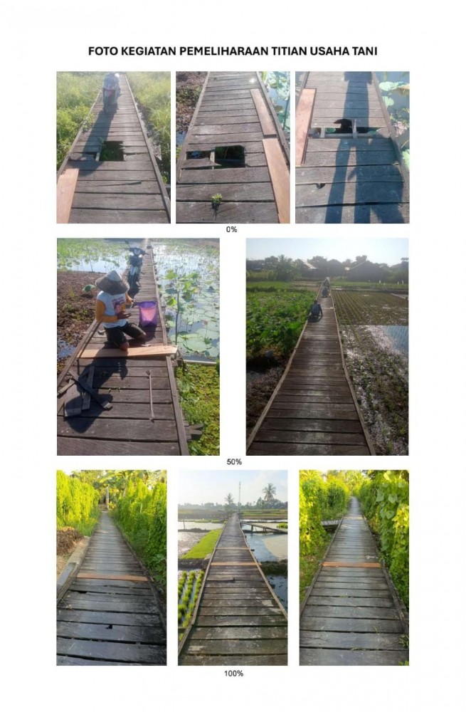 Pemeliharaan Titian Usaha Tani