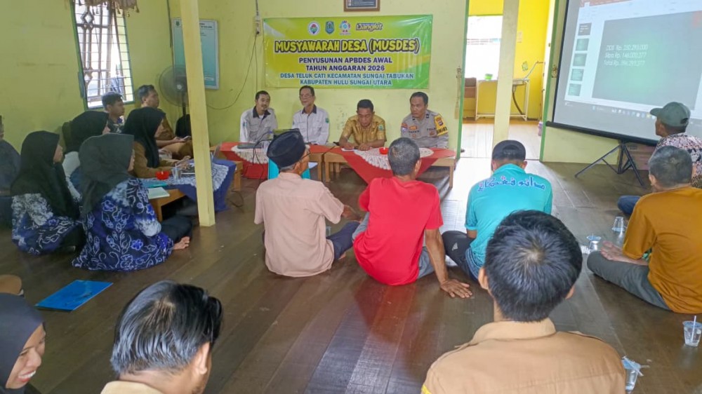 Musdes Pertanggungjawaban APBDes 2025 dan Penyusunan APBDes 2026