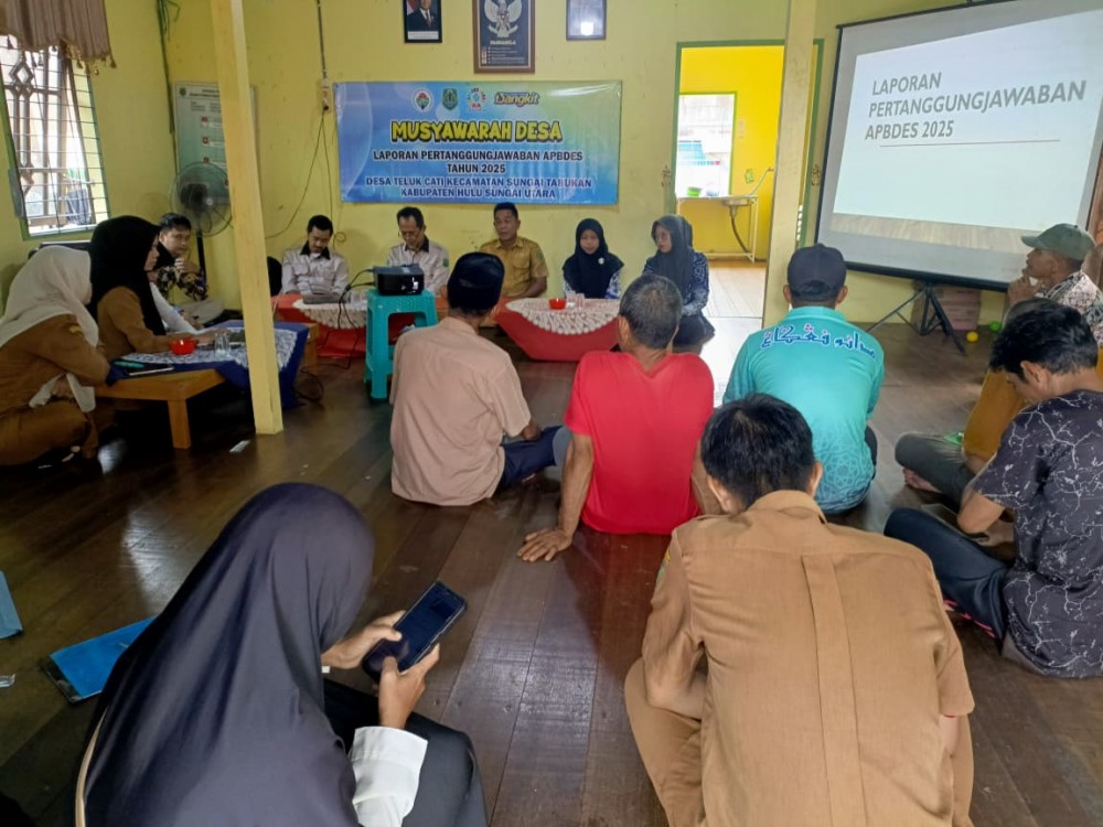 Musdes Pertanggungjawaban APBDes 2025 dan Penyusunan APBDes 2026